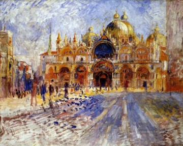 Piazza San Marco Venise Pierre Auguste Renoir Peinture à l'huile